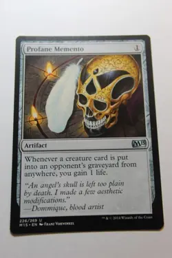 MTG Profane Memento x1- -Magic 2015-Lightly Played - Image 1