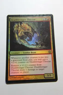 MTG Deathbringer Thoctar x1-Foil -Alara Reborn-Lightly Played - Image 1