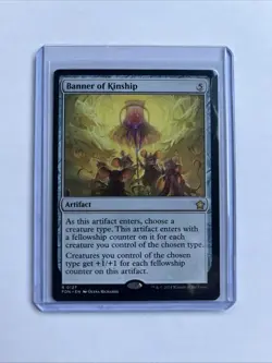 MTG Foundations Banner of Kinship 0127 NM Rare a17 - Image 1