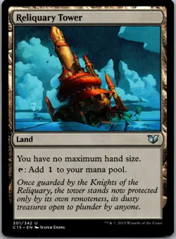 Reliquary Tower 301 Uncommon Commander 2015 Magic: The Gathering Lightly Played - Image 1