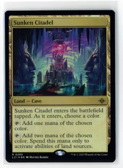MtG LCI Sunken Citadel #0285 FOIL - Image 1