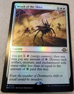 Wrath of the Skies - #49 Foil - Modern Horizons 3 - Mtg - Image 1