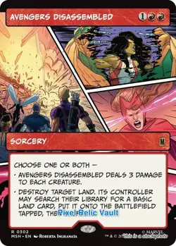 MTG - MSH - 302 - NM - Avengers Disassembled (Borderless) - Magic - Image 1