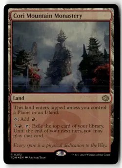 Cori Mountain Monastery Foil R Tarkir: Dragonstorm 252 NM - Image 1