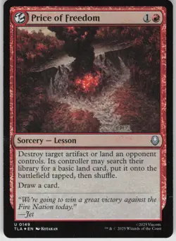 MTG Price of Freedom Foil NM Avatar: The Last Airbender Magic 149 - Image 1