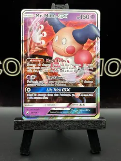 Mr. Mime GX 56/168 Celestial Storm Ultra Rare Pokemon Card Holo 2018 - Image 2