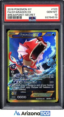 Pokemon 2016 Gyarados EX 123/122 Full Art Secret Rare Breakpoint GEM MINT PSA 10 - Image 1
