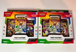 2 Pokemon TCG First Partner Illustration Collection Series 1 Promo Fast Dispatch - Image 1