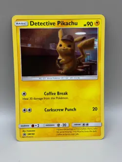 DETECTIVE PIKACHU - SM190 HOLO P SUN & MOON PROMO POKEMON NM/M - Image 1