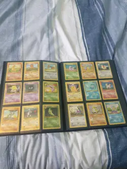 Complete Base Set 102/102 Pokemon Cards WOTC Master with Folder/Binder Vintage - Image 5