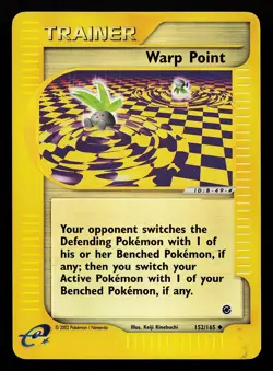 Warp Point 152/165 Reverse Holo Uncommon Expedition Base Set Pokemon Card - Image 1