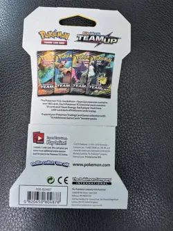 Pokemon TCG Team Up Sleeved Booster Pack Pikachu Zekrom Factory Sealed 2019 Sun - Image 2