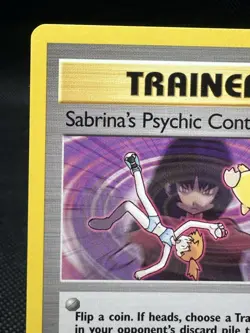 Pokemon 1st Edition Sabrina's Psychic Control 121/132 Gym Challenge - Image 2