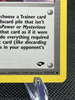 Pokemon 1st Edition Sabrina's Psychic Control 121/132 Gym Challenge - Image 4