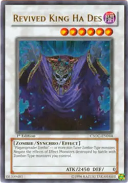 Yugioh! HP Revived King Ha Des - CSOC-EN044 - Ultra Rare - Unlimited Edition Hea - Image 1
