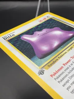 1999 Pokemon DITTO #3/62 Fossil 1st Edition Holo Rare Vintage English MP - Image 3
