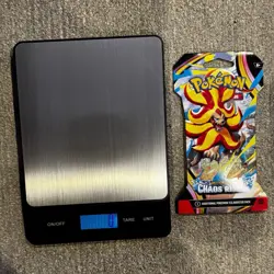 🔥HEAVY 32g Chaos Rising Sleeved Booster Pack Sealed Pokemon TCG - Image 2