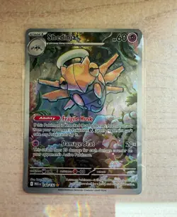 Shedinja Holo Rare 144/132 ME01: Mega Evolution 60 HP Pokemon TCG English 2025 - Image 1