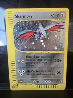 Skarmory 27/165 Expedition Base Set Holo Rare 2002 English Pokemon 🥋✨ - Image 1