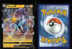 Raikou V 048/172 Holo V Rare Brilliant Stars Pokemon Near Mint - Image 3
