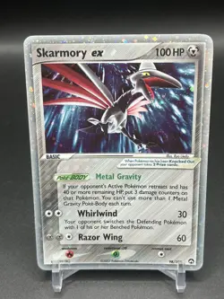 Pokemon Skarmory ex #98/108 English Power Keepers Ultra Rare LP - Image 1