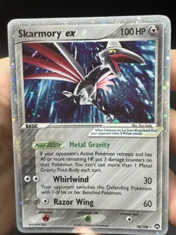 Pokemon Skarmory ex #98/108 English Power Keepers Ultra Rare LP - Image 3