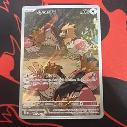 Spearow 151/132 Mega Evolution Illustration Rare Pokemon TCG NM - Image 1