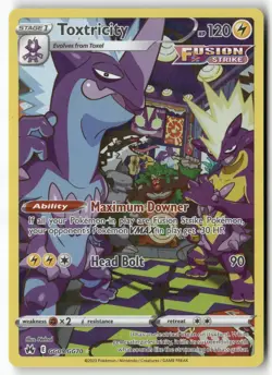 Toxtricity GG09/GG70 Holo Crown Zenith Galarian Gallery Pokemon NM - Image 1