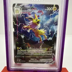 2021 POKEMON SWSH BS PROMO JOLTEON VMAX PREM COLL #SWSH184 JOLTEON VMAX PSA 10 - Image 3