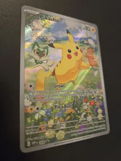 Pokemon Pikachu Holo Trading Card 170/198 Scarlet & Violet Mint condition, Rare. - Image 4
