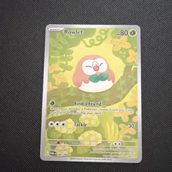 Rowlet 090/088 Pokemon Perfect Order Illustration Rare Full Art Holo - Image 1