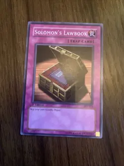 Yu-Gi-Oh! TCG Solomon’s Law Book 1st Edition Ultra Rare PSV-013 LP - Image 1