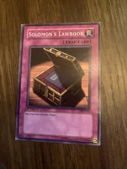 Yu-Gi-Oh! TCG Solomon’s Law Book 1st Edition Ultra Rare PSV-013 LP - Image 2