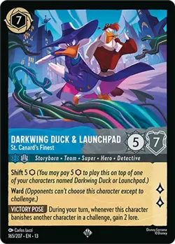 Darkwing Duck & Launchpad - St. Canard's Finest [13 - 165/204] - Image 1