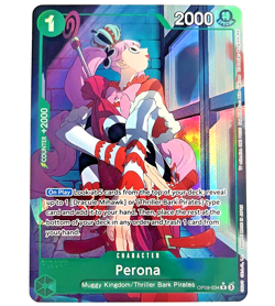 One Piece TCG - Perona OP09-034 - Foil English Alternate Art Rare NM+/MINT - Image 1