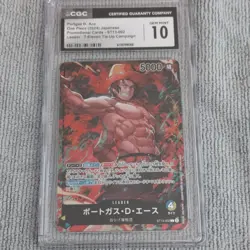 One Piece Portgas D Ace 2024 Promotional Japanese #ST13-002 CGC 10 Gem Mint - Image 1