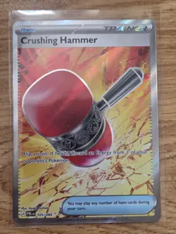 Pokemon TCG Crushing Hammer 105/084 Pitch Black Holo Full Art NM - Image 1
