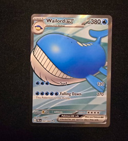 Pokemon TCG Wailord ex 097/084 Pitch Black Ultra Rare English - Image 1