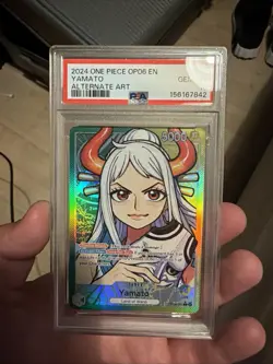 Yamato (Alternate Art) OP06-022 Wings of the Captain Foil PSA 10 - Image 1