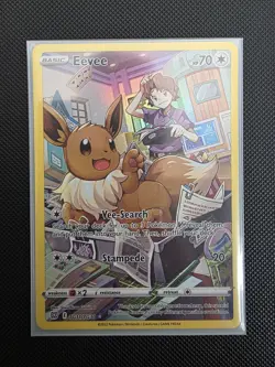 Pokemon TCG Eevee Holo Trainer Gallery TG11/TG30 Ultra Rare Near Mint Condition - Image 1