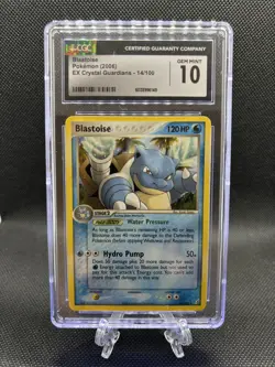 Blastoise 14/100 Crystal Guardians Regular - CGC 10 - Image 1