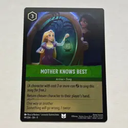 Mother Knows Best 99/204 Disney Lorcana Fabled Uncommon Cold Foil Card NM - Image 1