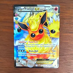 The Pokemon Company Flareon EX Full Art RC28-32 Generations RC Holo ENG 170 - Image 1