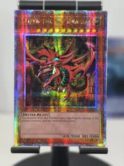 Yu-Gi-Oh! Egyptian God Cards Obelisk Slifer Ra LC01 Quarter Century Secret Rare - Image 3
