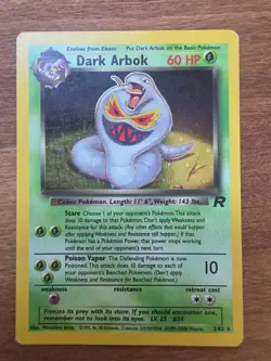 Pokemon Dark Arbok TCG Team Rocket Holo Card 2/82 Rare - Image 1