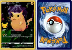 Pokemon Card - Pikachu Celebrations 005/025 2021 Rare Holo Holo Near Mint - Image 3