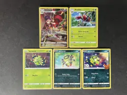 Ariados Full Art Trainer Brilliant Stars (+1) + Spinarak (x3)- 5-card lot - PWE - Image 1
