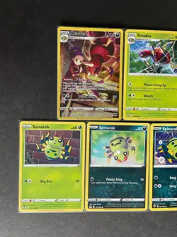 Ariados Full Art Trainer Brilliant Stars (+1) + Spinarak (x3)- 5-card lot - PWE - Image 4