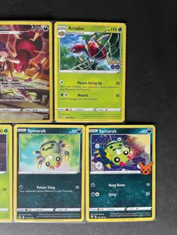 Ariados Full Art Trainer Brilliant Stars (+1) + Spinarak (x3)- 5-card lot - PWE - Image 5
