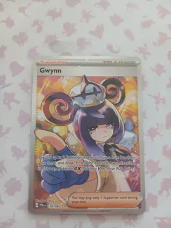 Pokemon TCG Pitch Black SIR Gwynn 119/084 Special Illustration Rare Card - NM - Image 1